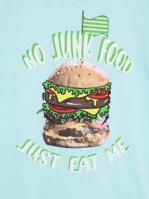 Футболка Piazza Italia модель 82455_azure Фото