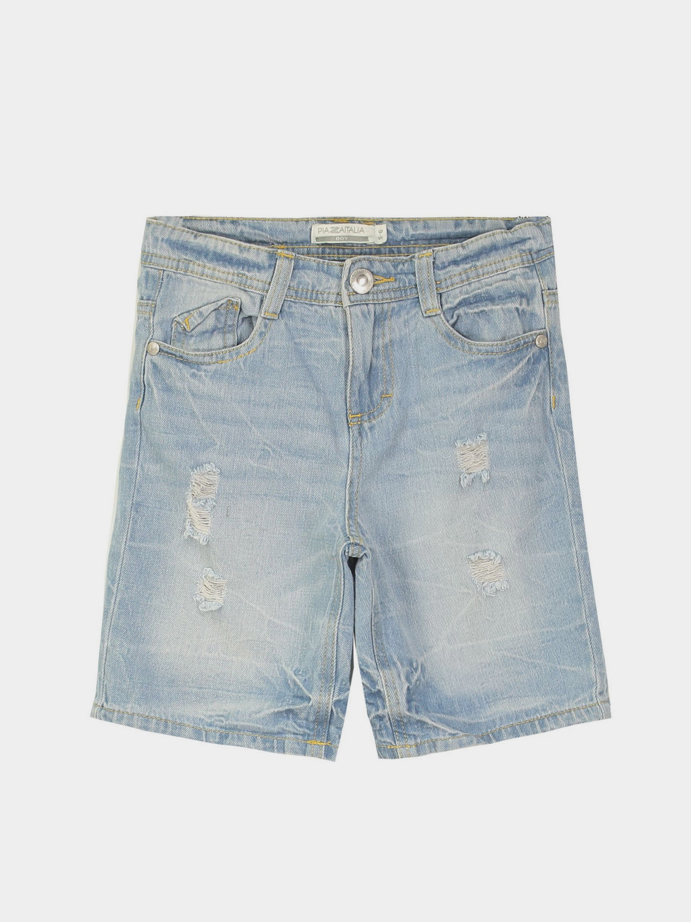 Шорты джинсовые Piazza Italia модель 87133_light denim Фото