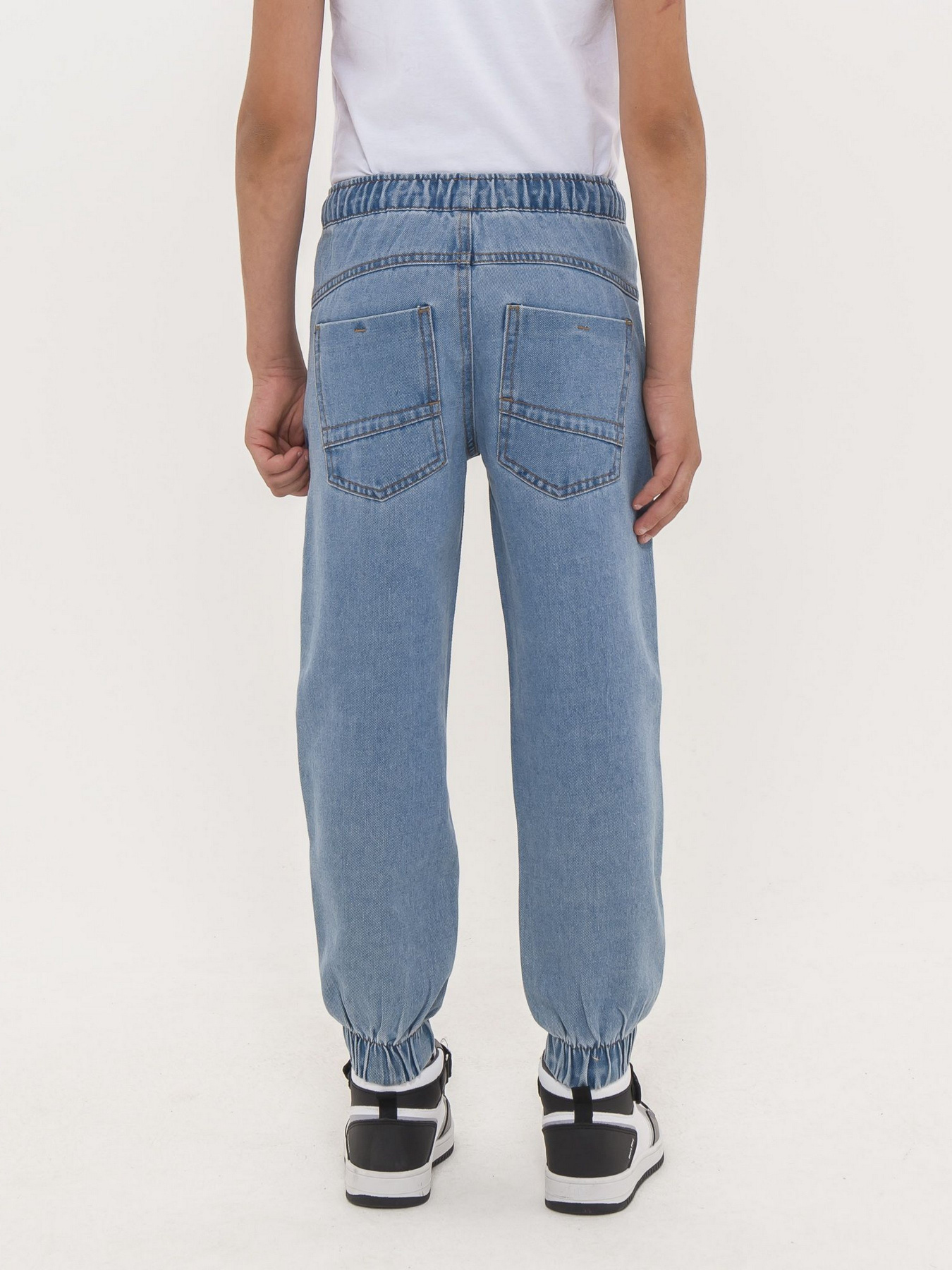 Джоггеры Piazza Italia модель 07702_light denim Фото