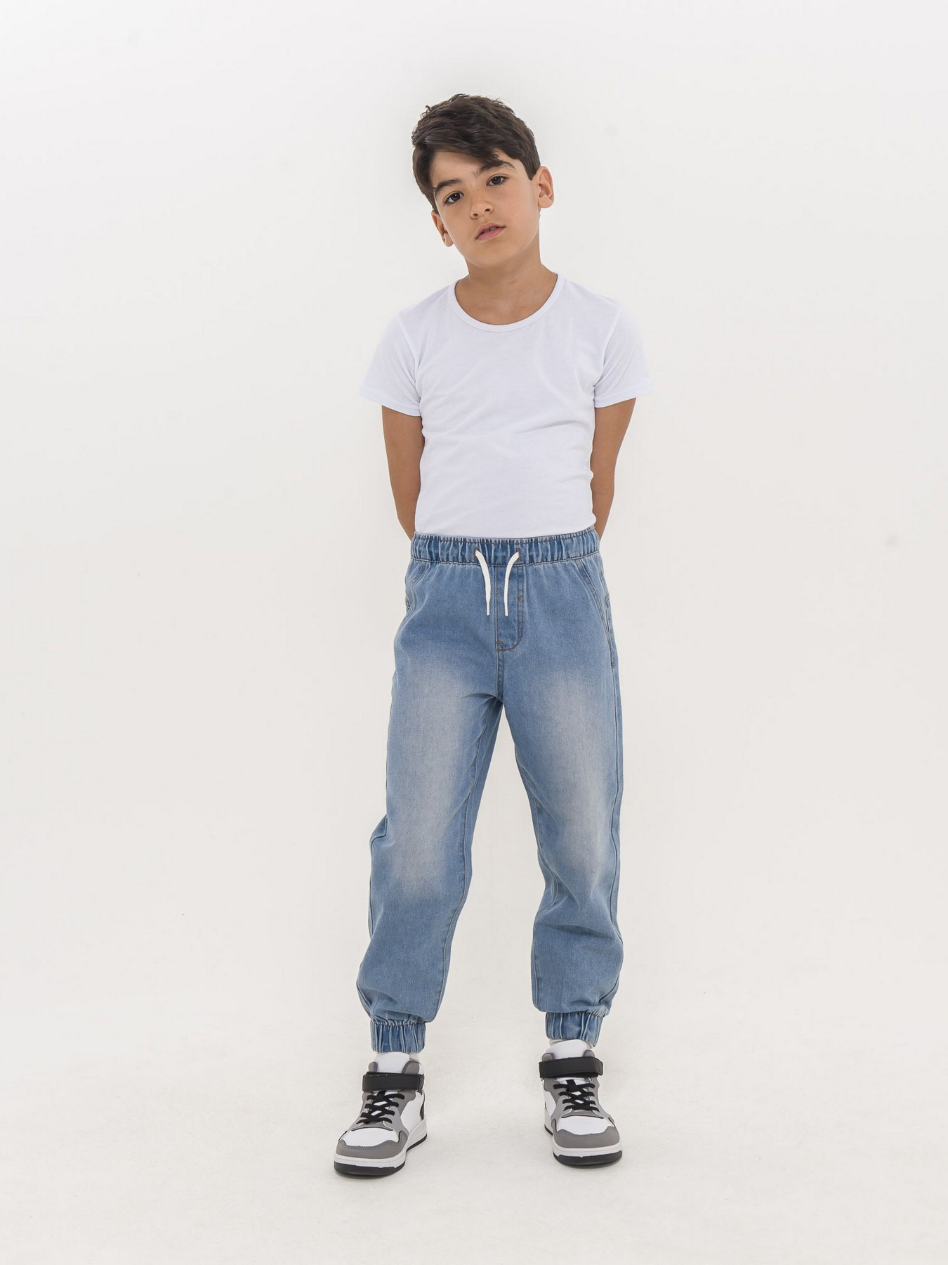 Джоггеры Piazza Italia модель 07702_light denim Фото