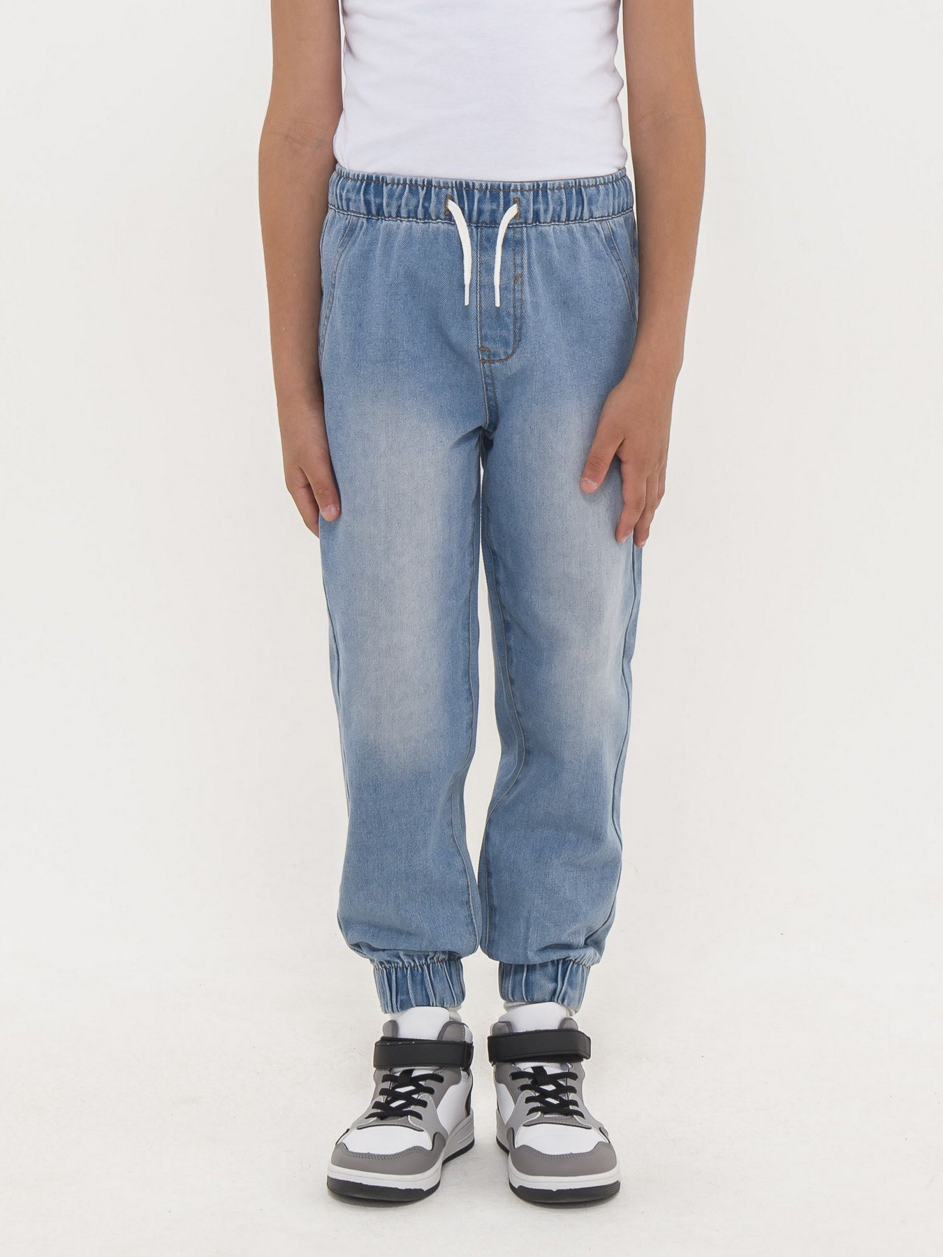 Джоггеры Piazza Italia модель 07702_light denim Фото