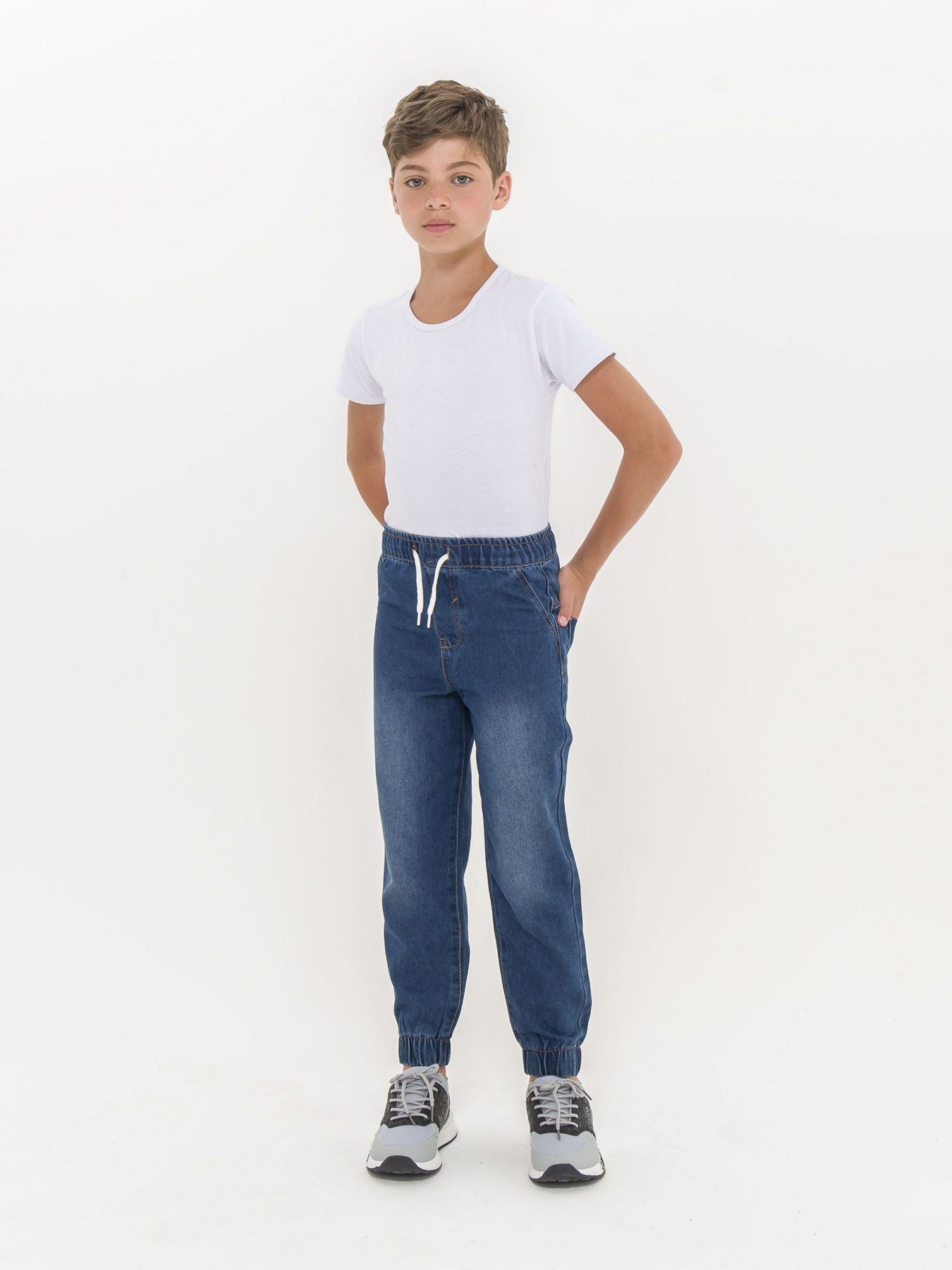 Джоггеры Piazza Italia модель 07702_dark denim Фото