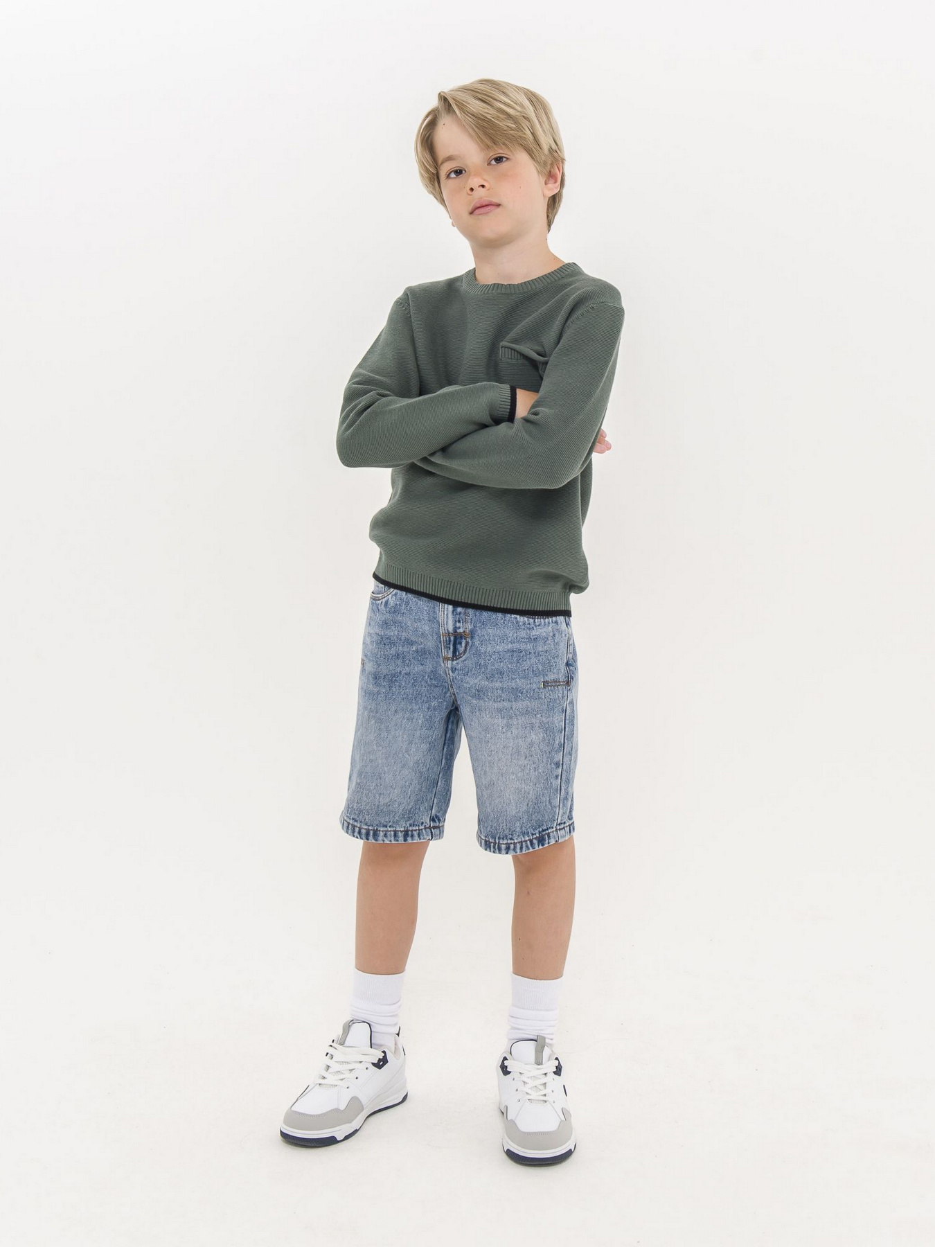 Джемпер Piazza Italia модель 07737_sage Фото