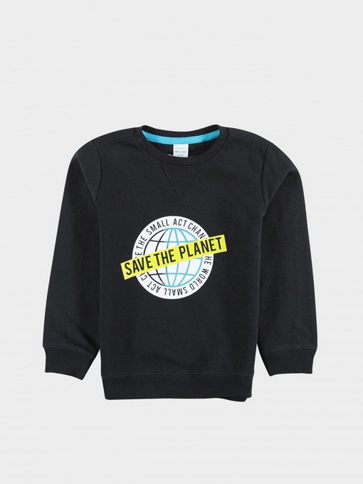 Свитшот Piazza Italia модель 76817_black Фото