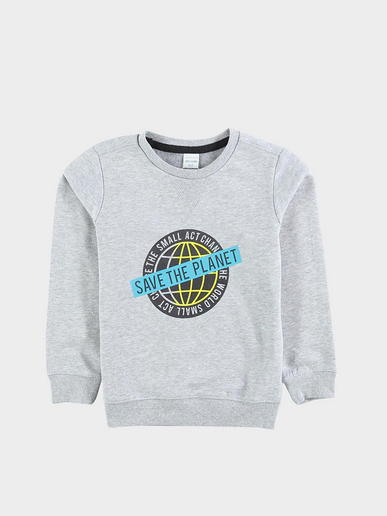 Свитшот Piazza Italia модель 76817_grey melange Фото