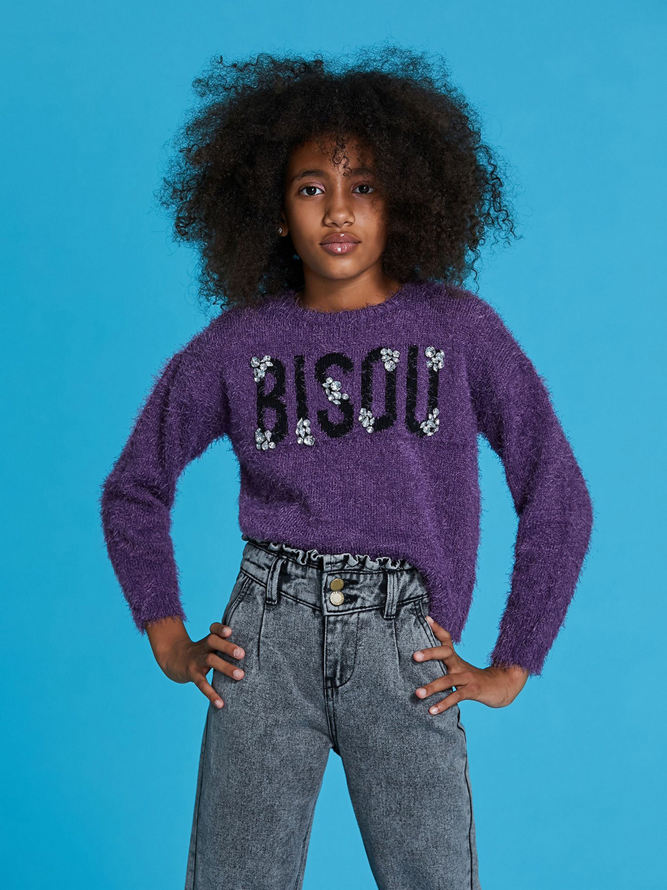 Джемпер Piazza Italia модель 79017_violet Фото