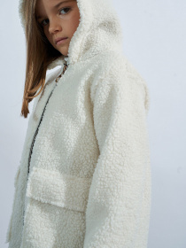 Шуба Piazza Italia модель 02817_whipped cream Фото