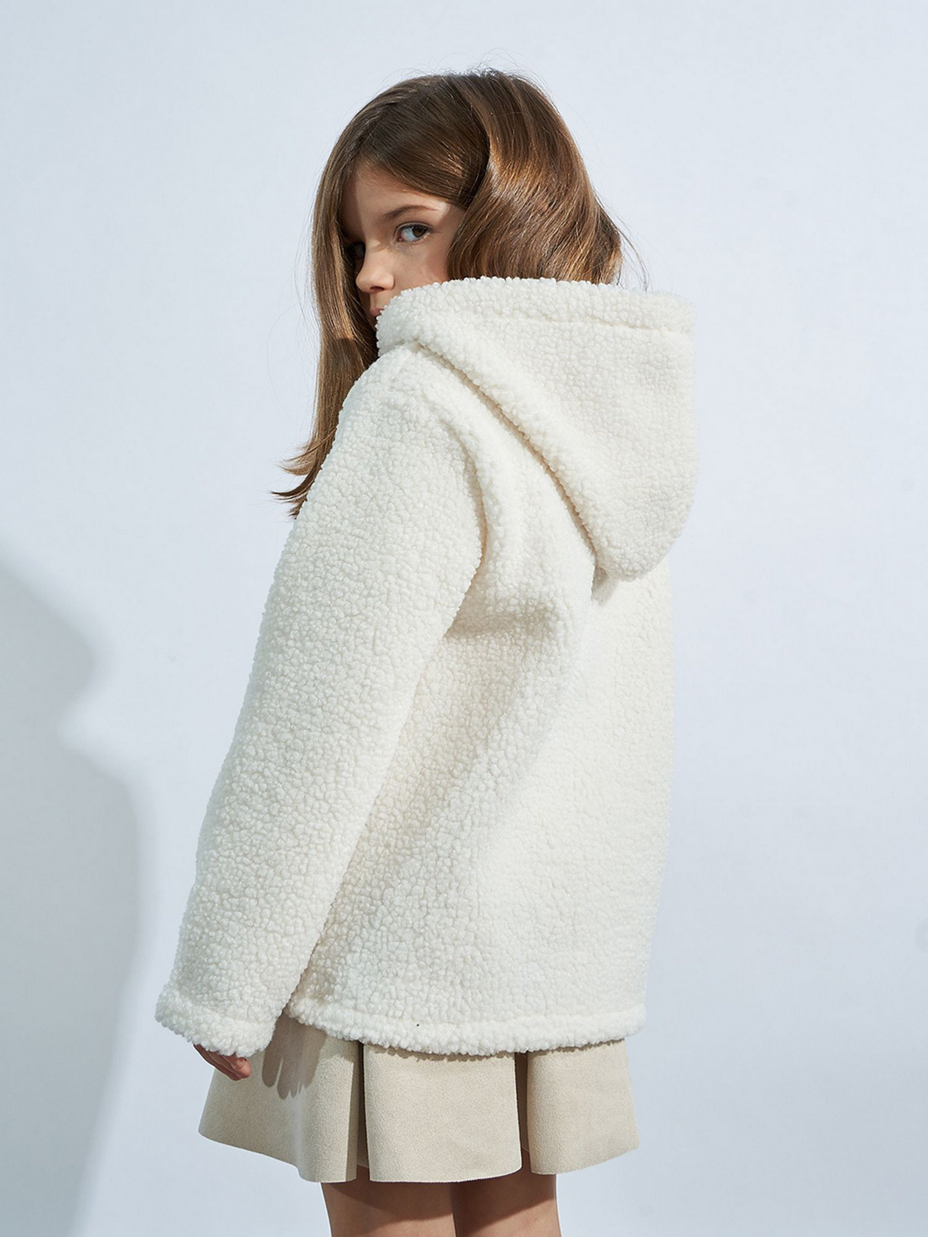 Шуба Piazza Italia модель 02817_whipped cream Фото