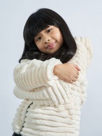 Шуба Piazza Italia модель 02834_whipped cream Фото