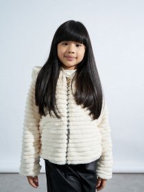 Шуба Piazza Italia модель 02834_whipped cream Фото