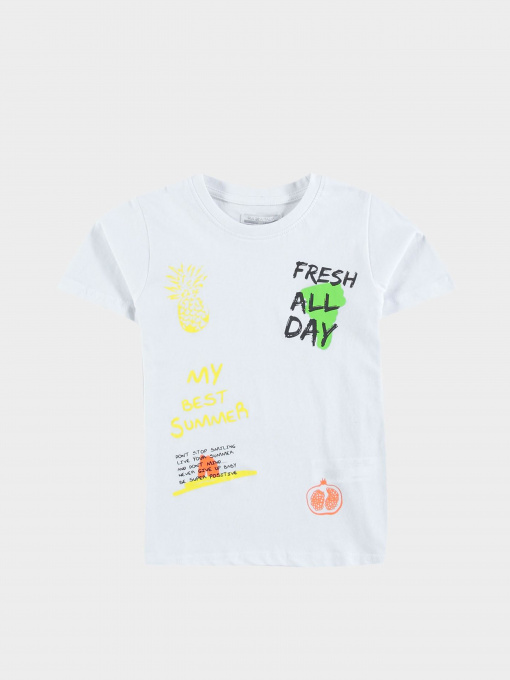 Футболка Piazza Italia модель 01995_white Фото