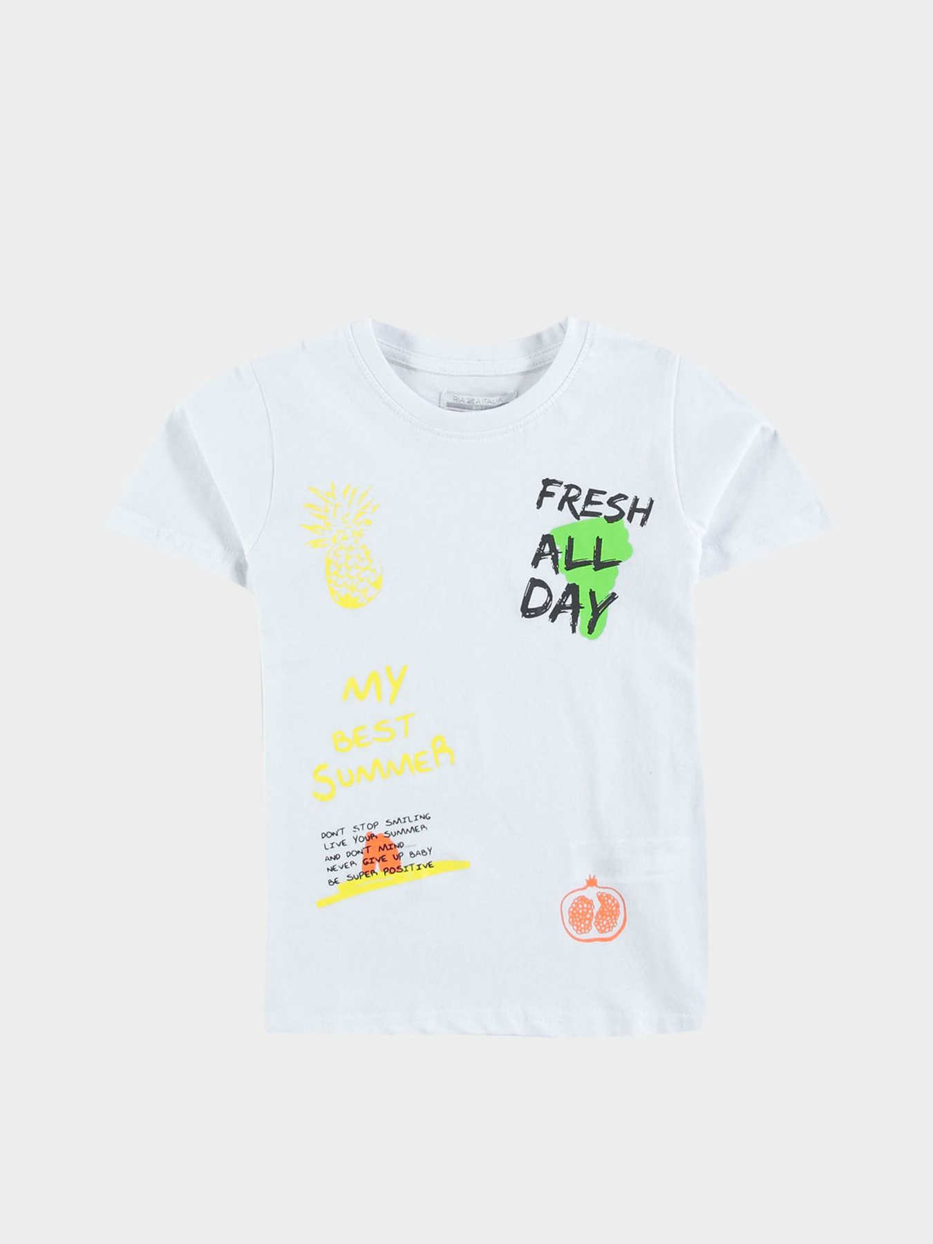 Футболка Piazza Italia модель 01995_white Фото