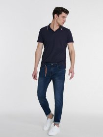 Зауженные джинсы Piazza Italia модель 40308_denim Фото