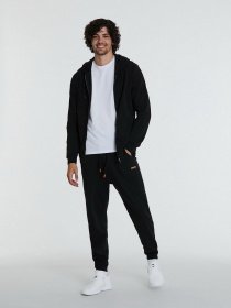 Штаны спортивные Piazza Italia модель 65187_black Штаны спортивные Piazza Italia модель 65187_black Фото