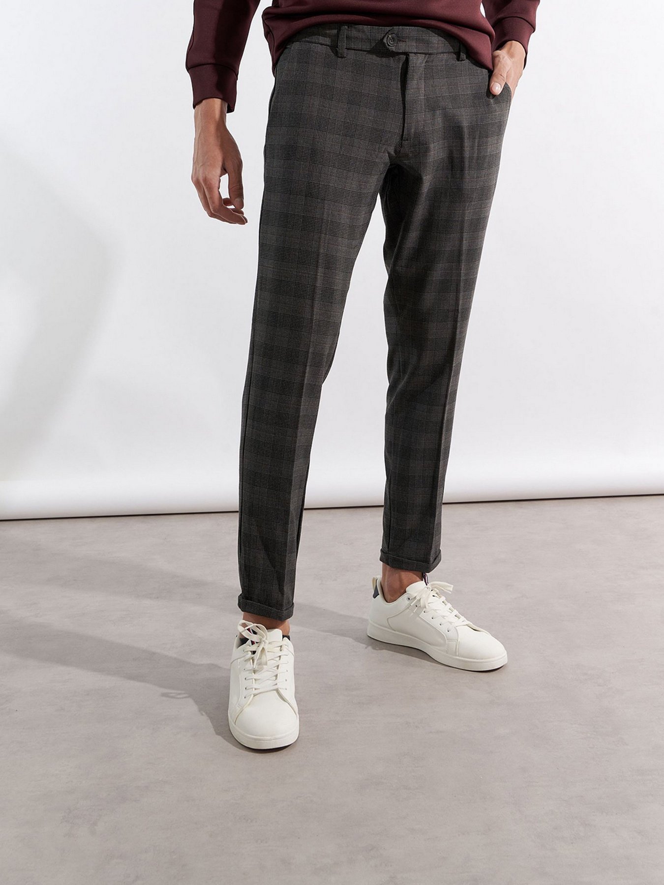 Брюки классические Piazza Italia модель 72698_antracite melange Фото