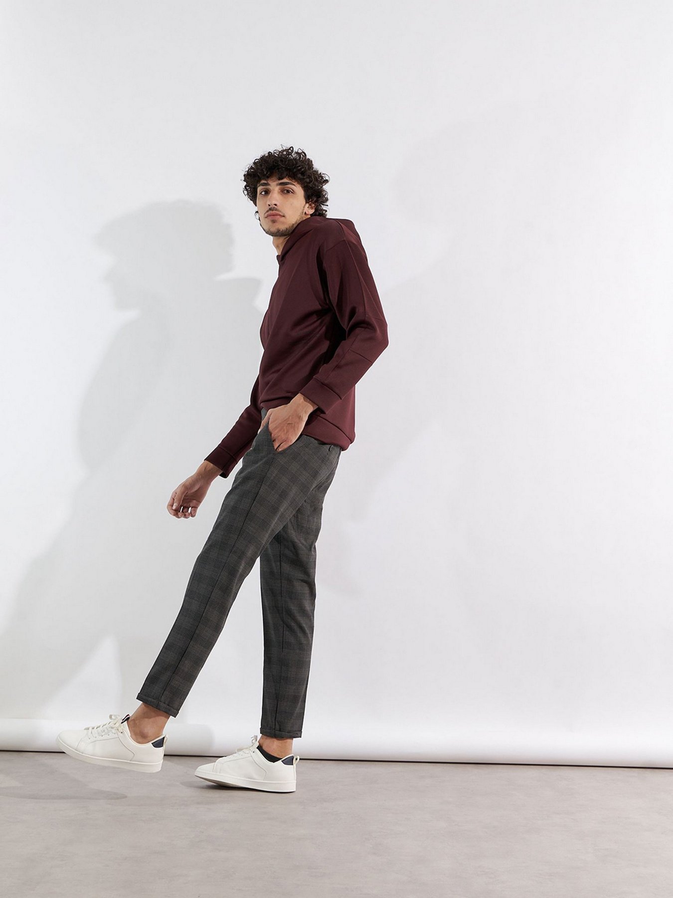 Класичні штани Piazza Italia модель 72698_antracite melange Фото