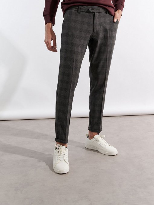Класичні штани Piazza Italia модель 72698_antracite melange Фото