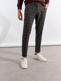 Класичні штани Piazza Italia модель 72698_antracite melange Фото