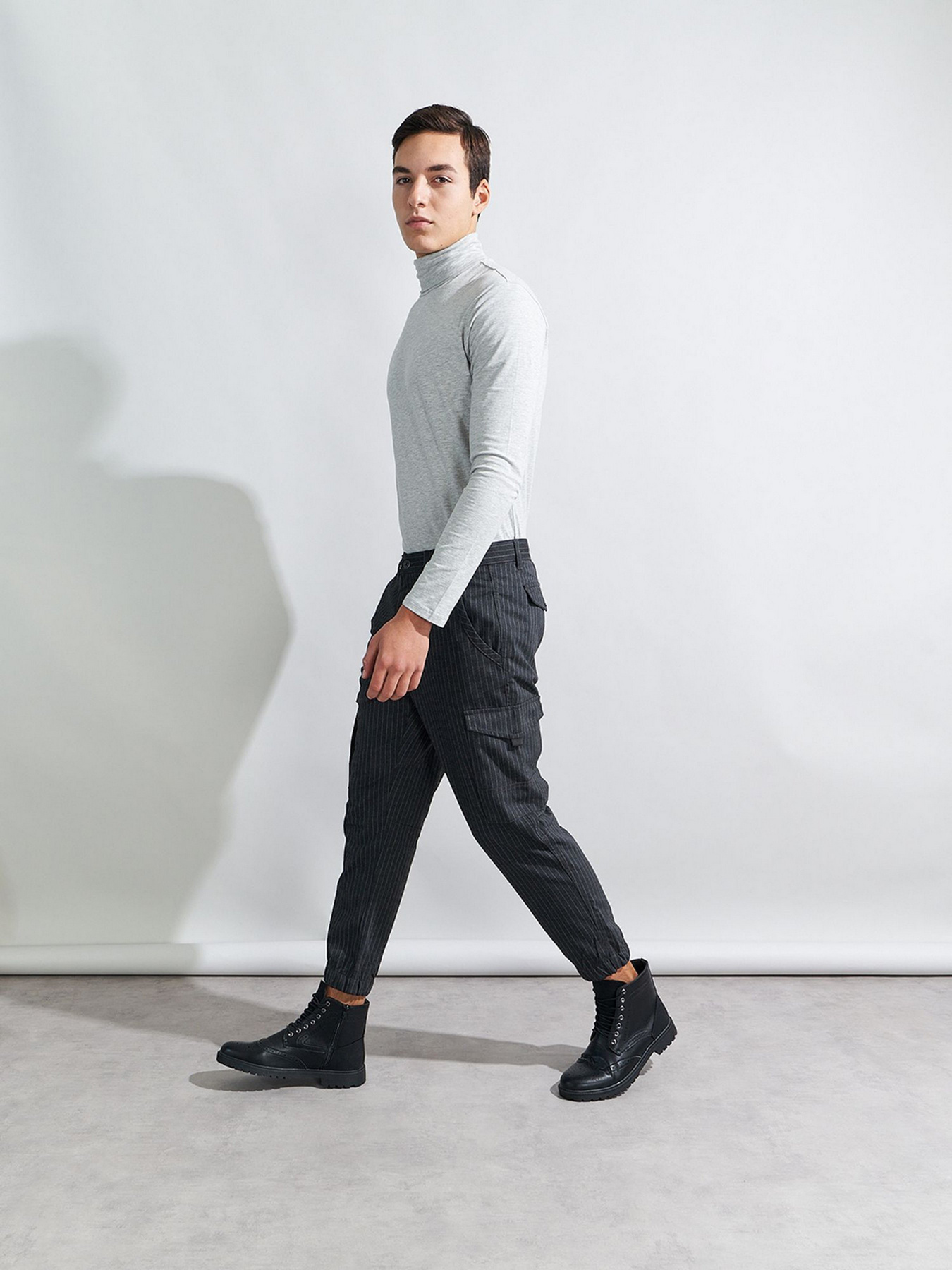 Карго Piazza Italia модель 72720_antracite melange Фото