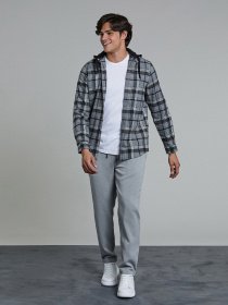 Рубашка повседневная Piazza Italia модель 37990_grey Фото