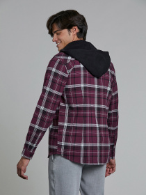 Рубашка Piazza Italia модель 37990_plum Фото