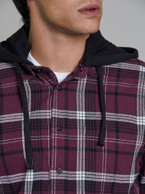 Рубашка повседневная Piazza Italia модель 37990_plum Фото