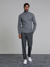 Водолазка Piazza Italia модель 38232_grey melange Фото