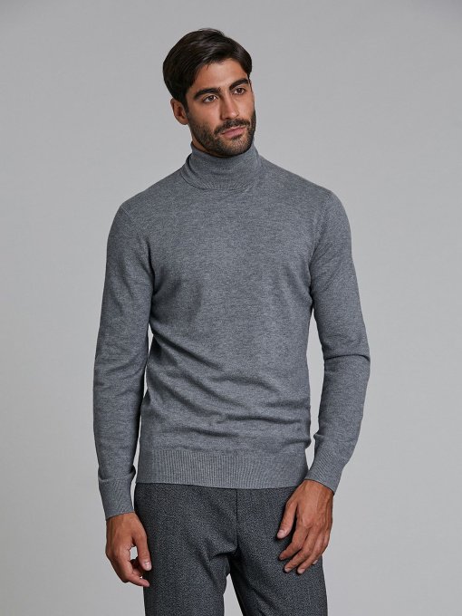 Водолазка Piazza Italia модель 38232_grey melange Фото