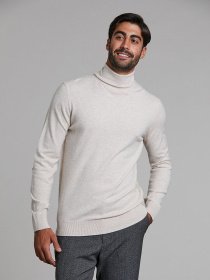 Водолазка Piazza Italia модель 38232_ecru Фото