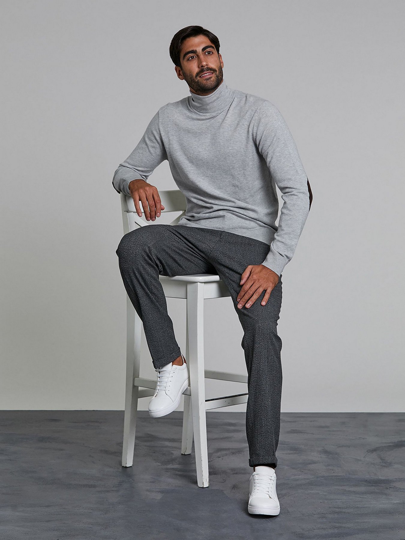 Водолазка Piazza Italia модель 38232_light grey Фото