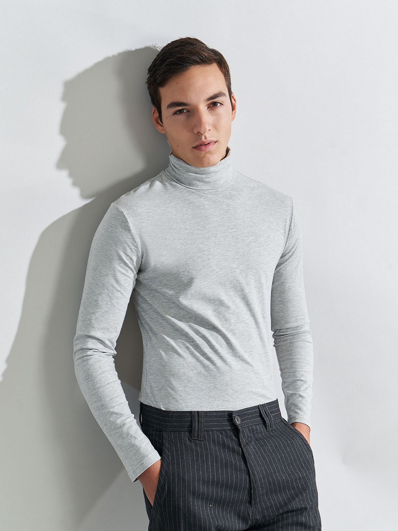 Водолазка Piazza Italia модель 51087_grey melange Фото