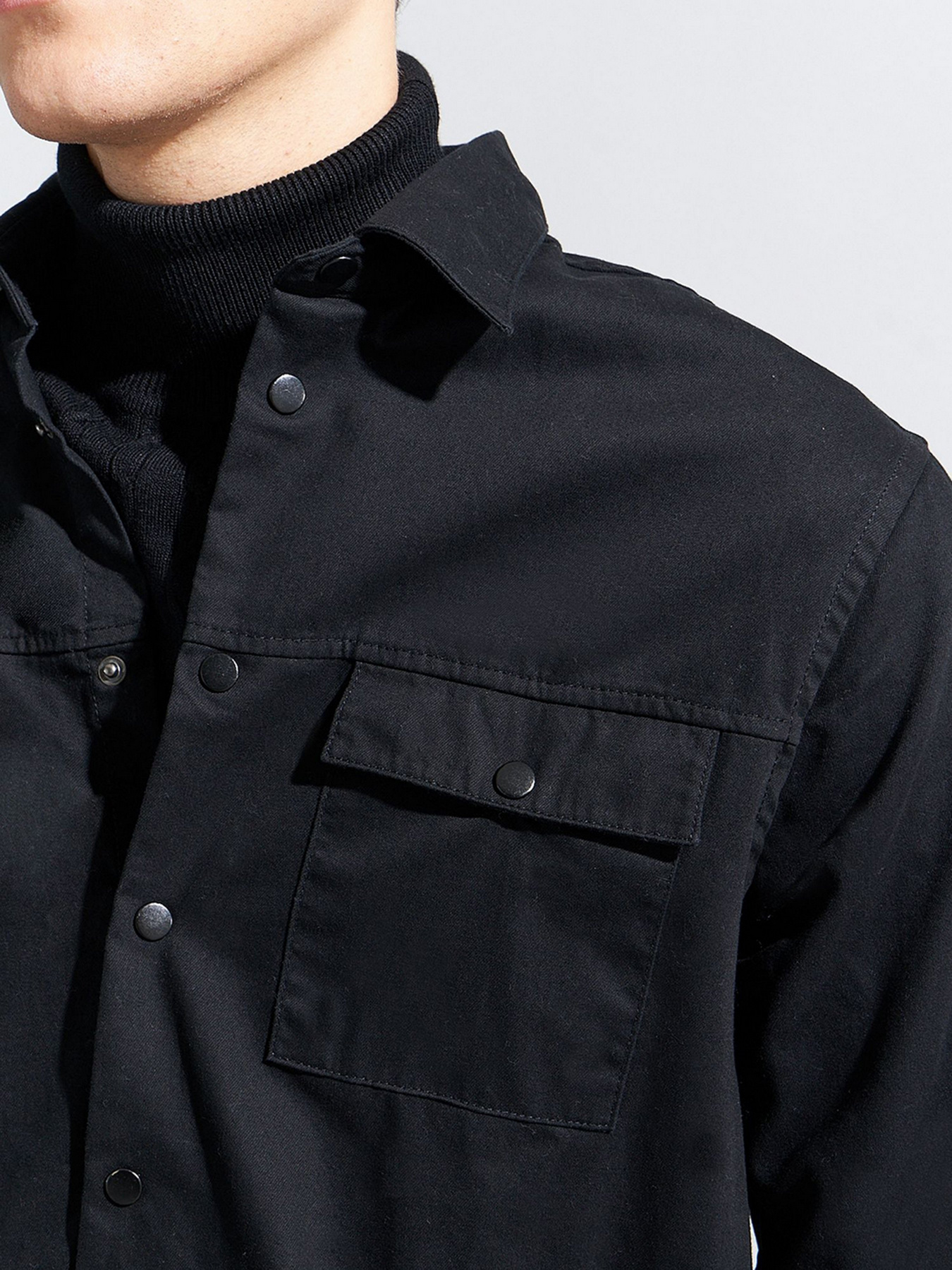 Рубашка Piazza Italia модель 70182_black Фото