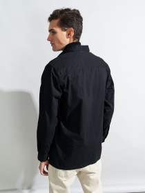 Рубашка повседневная Piazza Italia модель 70182_black Фото