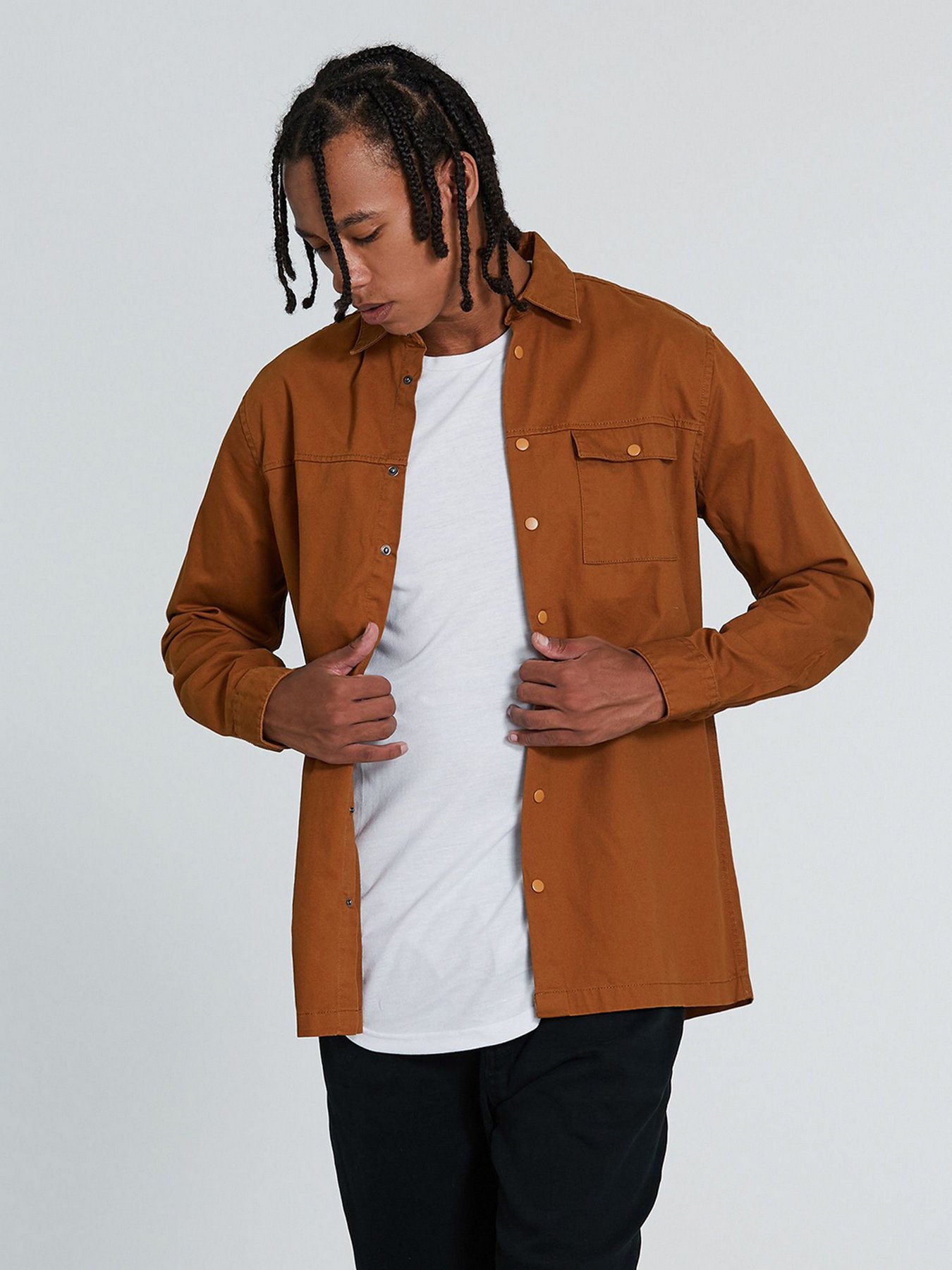 Рубашка Piazza Italia модель 70182_camel Фото