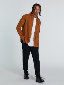Рубашка Piazza Italia модель 70182_camel Фото