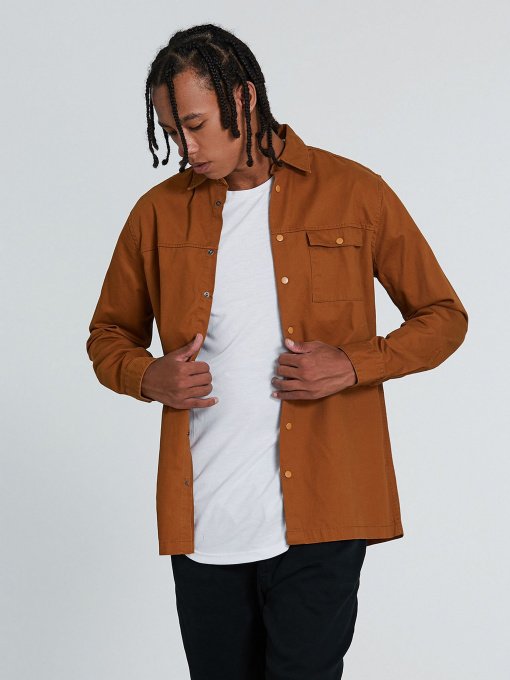 Сорочка повсякденна Piazza Italia модель 70182_camel Фото