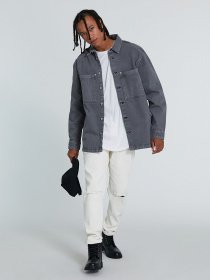 Сорочка повсякденна Piazza Italia модель 70188_grey Сорочка повсякденна Piazza Italia модель 70188_grey Фото