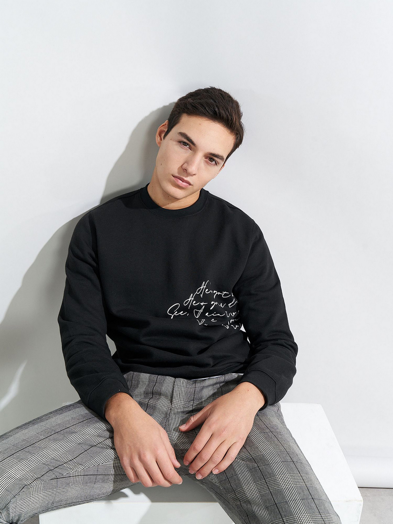 Свитшот Piazza Italia модель 70200_black Фото