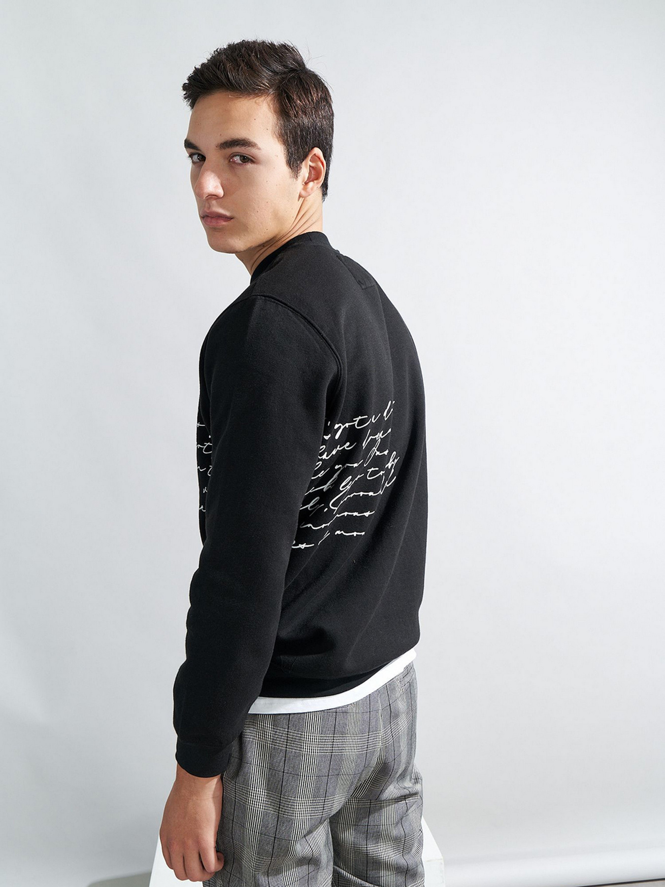 Свитшот Piazza Italia модель 70200_black Фото