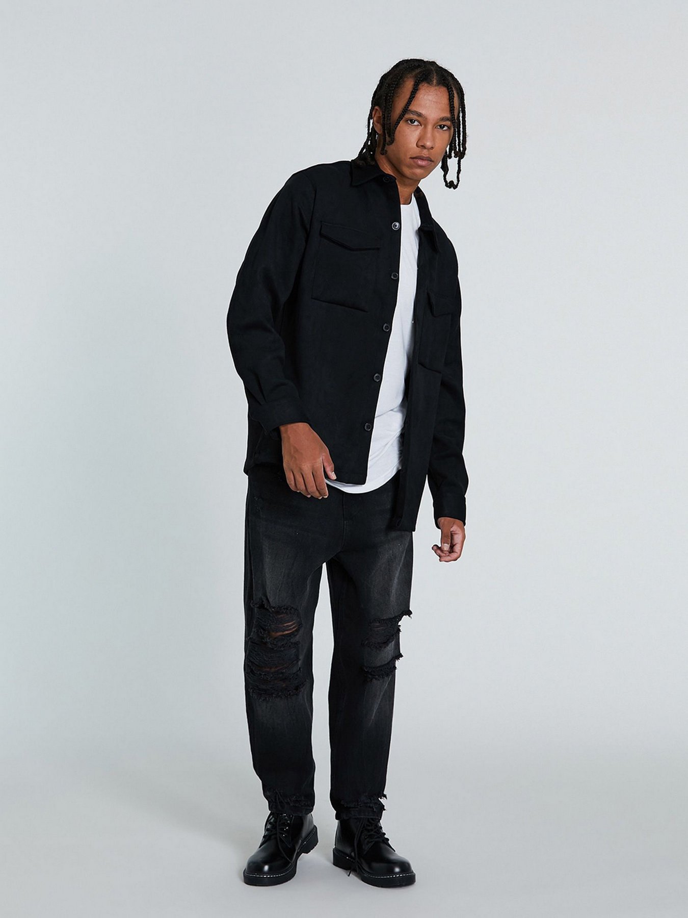 Куртка-сорочка Piazza Italia модель 70348_black Фото