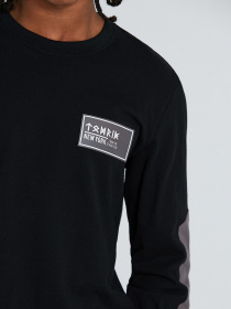 Лонгслив Piazza Italia модель 70377_black Фото