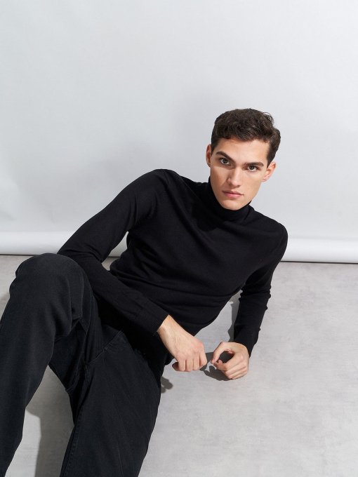 Водолазка Piazza Italia модель 73442_black Фото