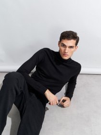 Водолазка Piazza Italia модель 73442_black Фото