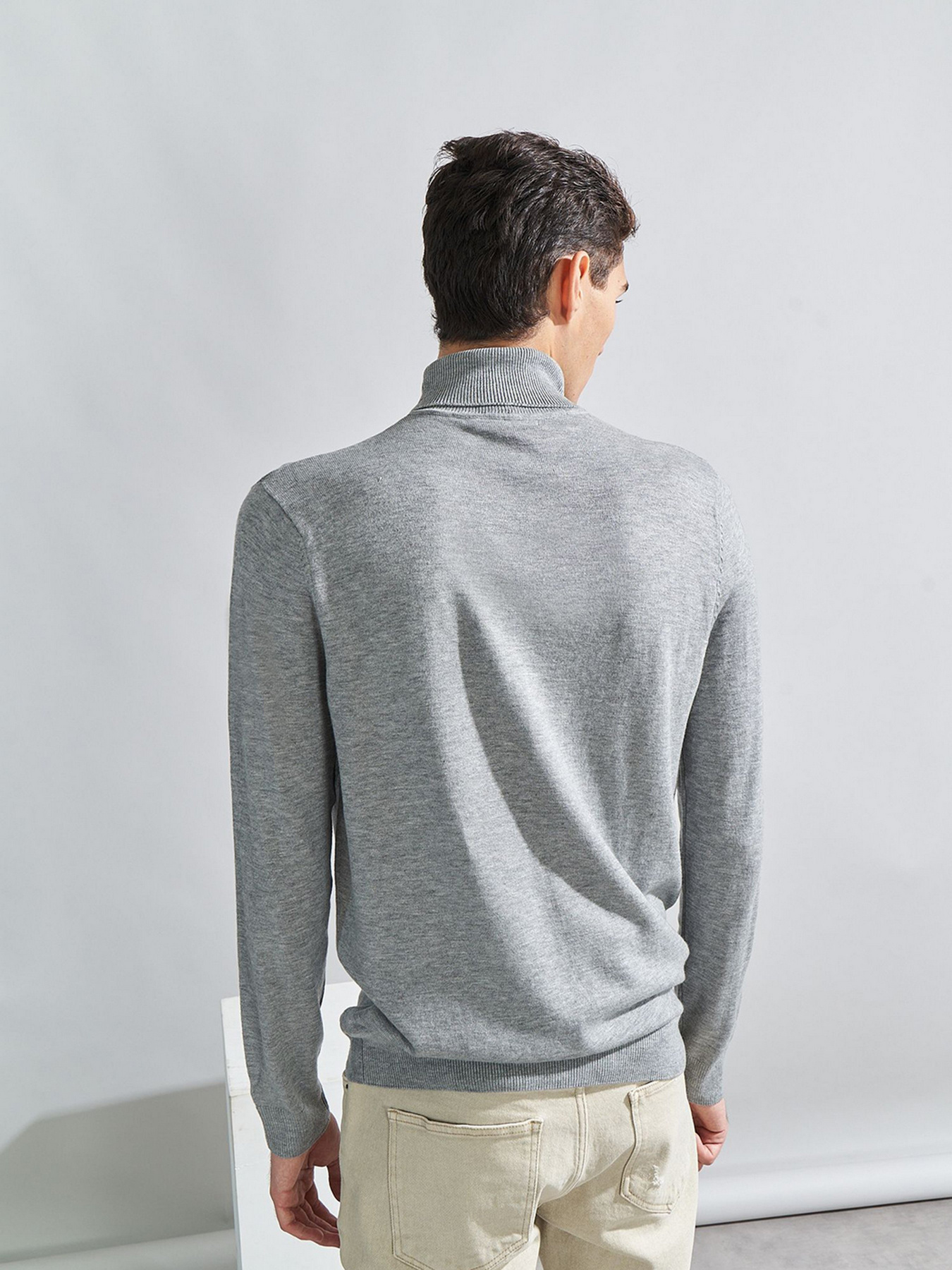 Водолазка Piazza Italia модель 73442_grey melange Фото