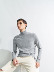 Водолазка Piazza Italia модель 73442_grey melange Фото