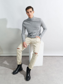 Водолазка Piazza Italia модель 73442_grey melange Фото