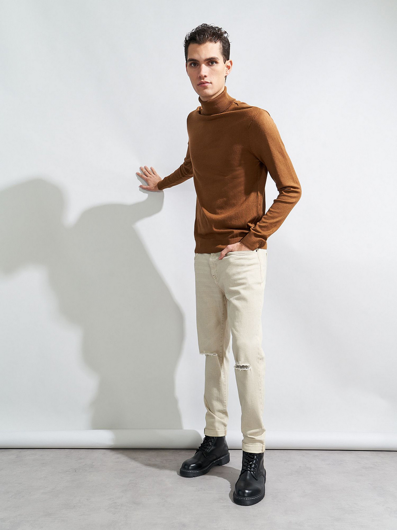 Водолазка Piazza Italia модель 73442_tobacco Фото