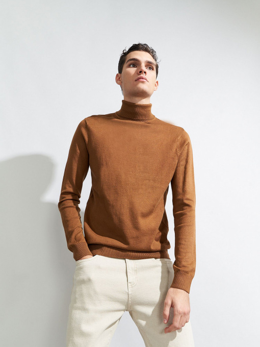 Водолазка Piazza Italia модель 73442_tobacco Фото