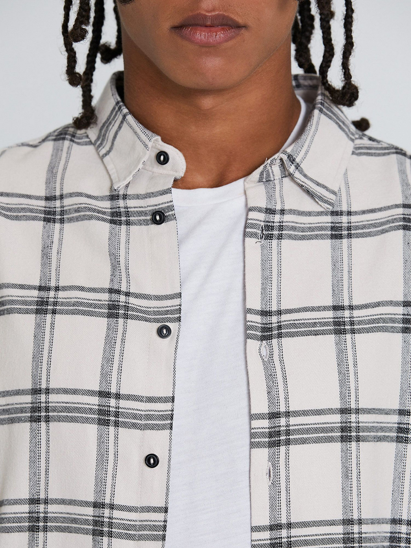 Сорочка повсякденна Piazza Italia модель 73447_ecru Фото