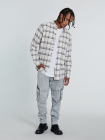 Сорочка повсякденна Piazza Italia модель 73447_ecru Фото